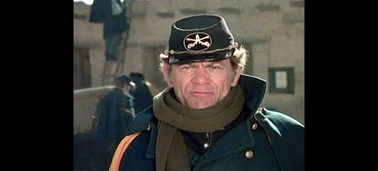 George Murdock as Capt. MacDowell, Harkness's second in command at the fort in The Bravos (1972)