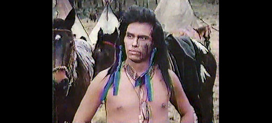 John Kauffman as Wahlitis, the Nez Perce brave who witnesses his father's death at the hands of a white rancher in I Will Fight No More Forever (1975)