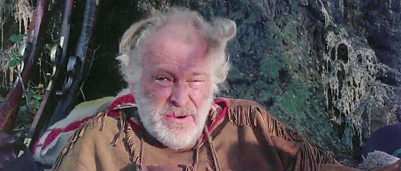 Leif Erickson as Guthrie, the man leading the expedition ro recapture the whites in Winterhawk (1975)