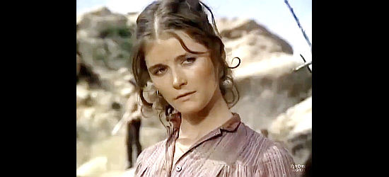 Margot Kidder as Mae, Billy Riddle's girl in The Bounty Man (1972)