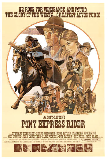 Pony Express Rider (1976) poster