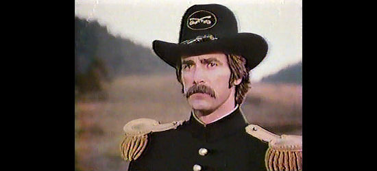 Sam Elliott as Capt. Wood, the young officer who disagrees with policy toward the Nez Perce in I Will Fight No More Forever (1975)