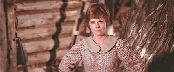 Shannon Farnon as Molly Sutter, mom of Charlotte and Sam in Against a Crooked Sky (1975)