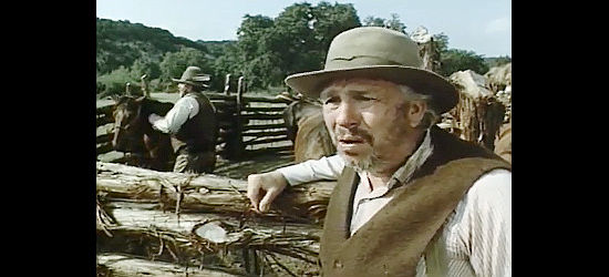 Slim Pickins as Bob Jay, the Pony Express station manager who hires Jimmie D. Richardson as a rider in Pony Express Rider (1976)
