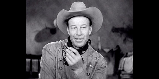 Bill Elliott as Matt Boone, reflecting on the outlaw life in Waco (1952)