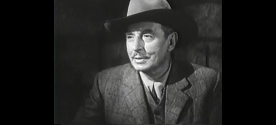 Douglas Dumbrille as Vincent Moller, the man who helps Kinnane break jail to cover his tracks in Kangaroo Kid (1950)