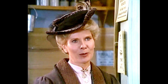 Barbara Anderson as Annie Cartwright, Little Joe's wife and likely widow in Bonanza -- The Next Generation (1988)