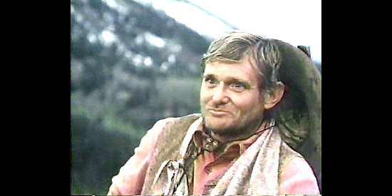 Bo Hopkins as Jud, Cal's partner in horse stealing in Down the Long Hills (1986)