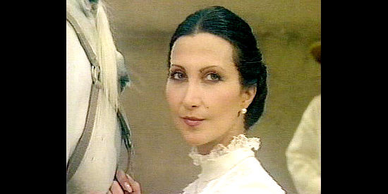 Brenda Venus as Juanita Quintana, owner of the horse Josiah Anderson is accused of stealing in The Avenging (1982)