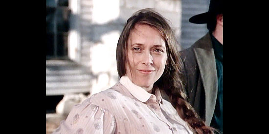 Cheri Elledge-Grapes, the woman who suggests the Fords cooperate with authorities to cover up a killing in The Last Days of Frank and Jesse James (1986)