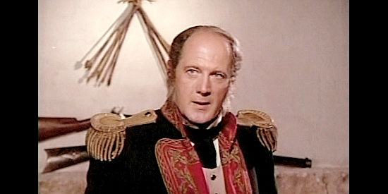 David Ogden Stiers as Col. Black, a British officer and advisor to Santa Anna in The Alamo, Thirteen Days to Glory (1987)