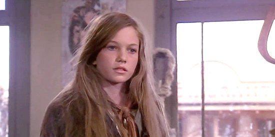 Diane Lane as Little Britches, aka Jenny, following friend Annie into an affiliation with the Doolin-Dalton gang in Cattle Annie and Little Britches (1981)