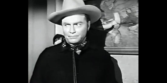 Don 'Red' Barry as Murdock, the man whose cattle doesn't always make it to the Indians in Buffalo Gun (1961)