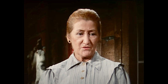 Fran Ryan as Flora, owner of the restaurant in the town of Lobos in Christmas Mountain (1981)