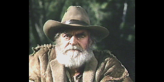 Jack Elam as Bill Squire, the old timer and tracker who rides with Scott Collins in Down the Long Hills (1986)