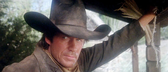 John Bennett Perrry as Texas Ranger Dan Reid, trying to discourage his youngest brother from settling in lawless Texas in The Legend of the Lone Ranger (1981)