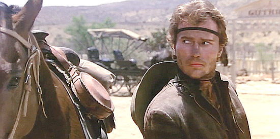 John Savage as Bittercreek Newcomb, the outlaw Cattle Annie falls for in Cattle Annie and Little Britches (1981)