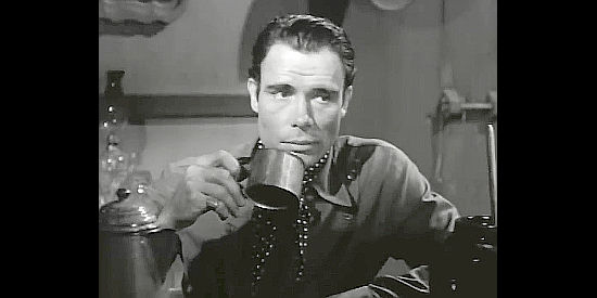Kim Spalding, aka Ross Latimer, as Matt Denton, the brother who needs a rescue in Three Desperate Men (1951)