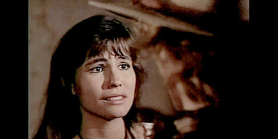 Laura Fabian as Lucia, planning to consumate her relationship with Danny Cloud on the eve of the battle in The Alamo, Thirteen Days to Glory (1987)