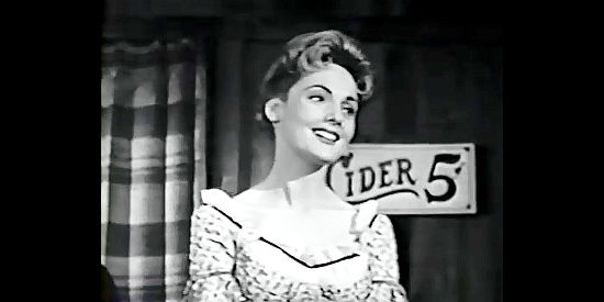 Mary Ellen Kay as Clementine Hubbard, the object of affection and a song in Buffalo Gun (1961)