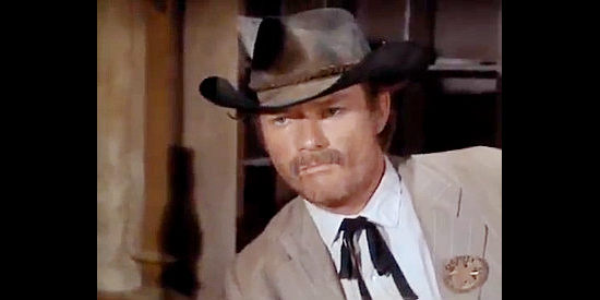 Michael Parks as Vince McKay, a longtime railroad employee with bigger ambitions in Stranger on the Run (1967)