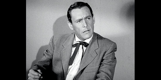 Myron Healey as Brett, leading the vigilantes for all the wrong reasons in Vigilante Terror (1953)
