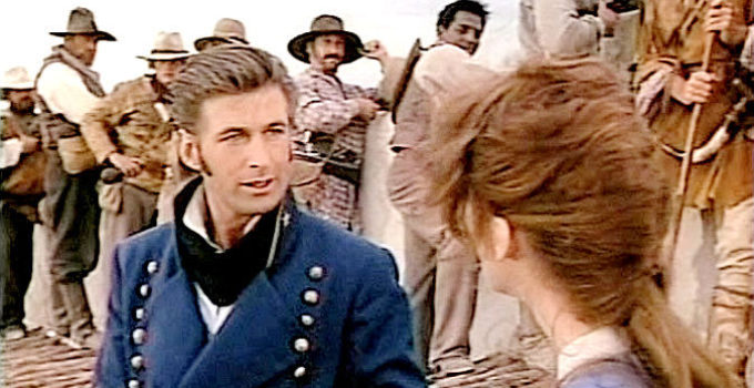 Alec Baldwin as Col. Travis in The Alamo, 13 Days to Glory (1987)