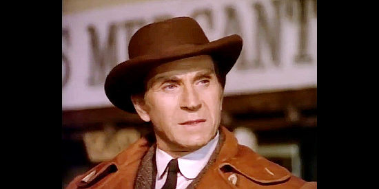 Peter Mark Richman as Mr. Dunson, head of the Amsted mining operation in Bonanza -- The Next Generation (1988)