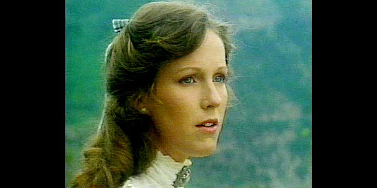 Sherry Hursey as Cynthia Justin, the school teacher who falls for Josiah despite being engaged to his brother in The Avenging (1982)