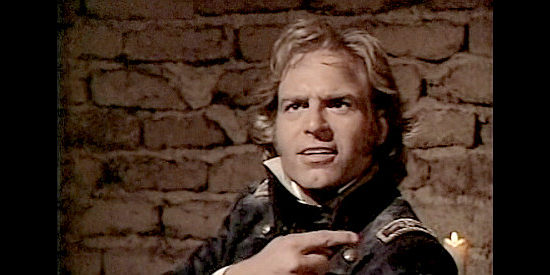 Thomas Callaway as Col. James W. Fannin, explaining why he won't rush to the Alamo's defense in The Alamo, Thirteen Days to Glory (1987)