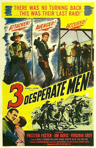 Three Desperate Men (1951) poster