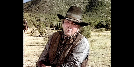 Cameron Mitchell as Harry Dreier, foreman on the John Tyree ranch in WIld Times (1980)