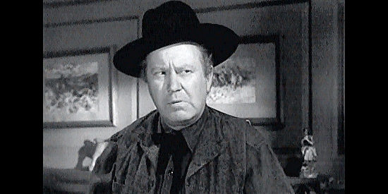 Edgar Buchanan as John Rambeau, hearing his son accused of being a shyster in The Untamed Breed (1948)