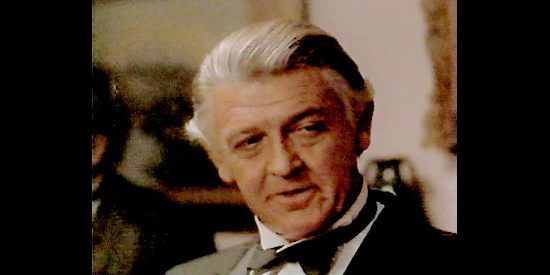 Frederick Parslow as James Richards, Alice May's father, burdened by debt in The Wrangler (1989)