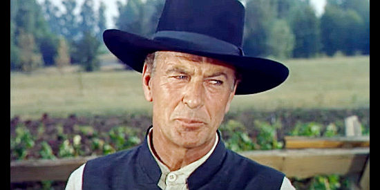 Gary Cooper as Jess Birdwell, contemplating a horse race in Friendly Persuasion (1956)
