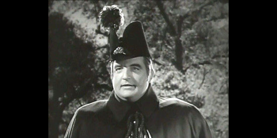 Laird Cregar as Maj. Sam Carter, the man put in charge of the cadets at West Point in Ten Gentlemen from West Point (1942)