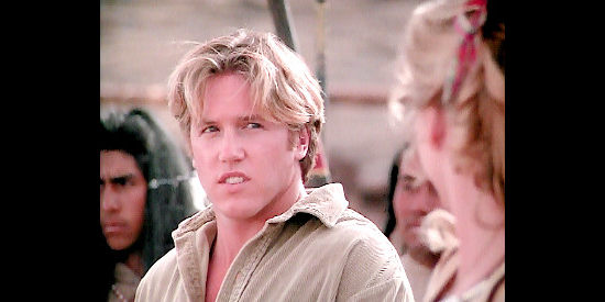 Lochlyn Munro as Billy, the wagon train passenger who catches the eye of mail order bride Linsey Thurlow in Wagons East (1994)