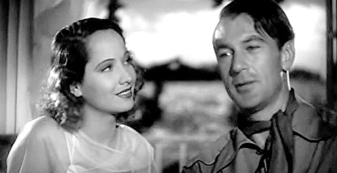 Merle Oberson as Mary Smith with Gary Cooper as Srretch Willoughby in The Cowboy and the Lady (1938)