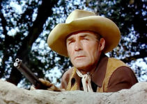 Randolph Scott as Owen Merritt in Man in the Saddle (1951)