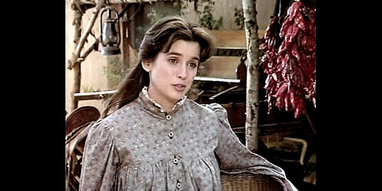 Penny Peyser as Libby Tyree, the rancher's daughter smitten with Hugh Cardiff in Wild Times (1980)