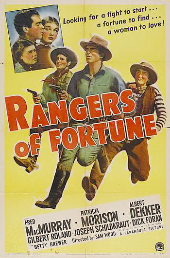 Rangers of Fortune (1940) poster