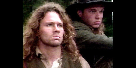 Richard Tyson as Lute Newhouser, the Tennessee volunteer who causes problems in Davy Crockett, Rainbow in the Thunder (1988)