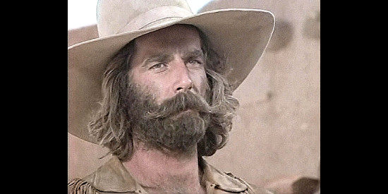 Sam Elliott as Hugh Cardiff, forced to flee to Mexico to avoid a noose in Wild Times (1980)