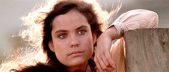 Sigrid Thornton as Jessica Harrison, the willful young daughter of a well-off Australian rancher in The Man from Snowy River (1982)