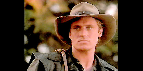 Steven Vidler as Jack Donaghue, the wrangler and former lover Alice May Richards turns to in her hour of need in The Wrangler (1989)