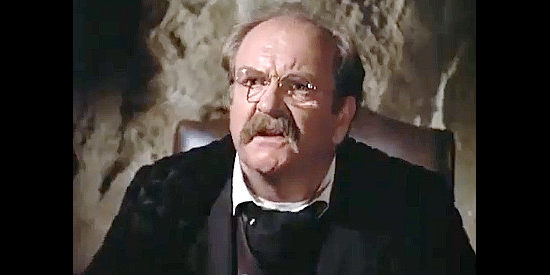 Wilford Brimley as President Grover Cleveland, a captive of Dr. Loveless II in The Wild, Wild West Revisited (1979)