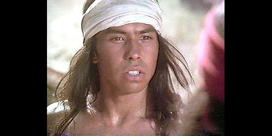A young Geronimo, promising 16 horses for the woman he wants to marry in Geronimo (1993). Does anyone know who plays this part?