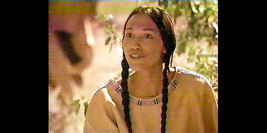 Irene Bedard as Black Buffalo Woman, Crazy Horse's first love in Crazy Horse (1996)