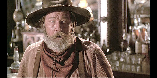 Bruce Dern as Will Plummer, calling out Wild Bill Hickok for a showdown in WIld Bill (1995)
