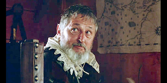 Jean Brousseau as Champlain, leader of the French settlement in Quebec who makes the arrangements for Laforgue's trip in Black Robe (1991)
